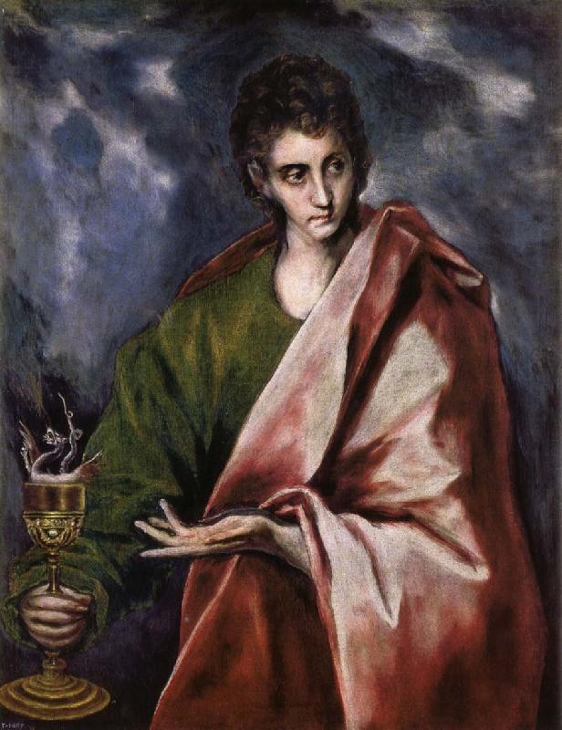 El Greco St John the Evanglist Sweden oil painting art